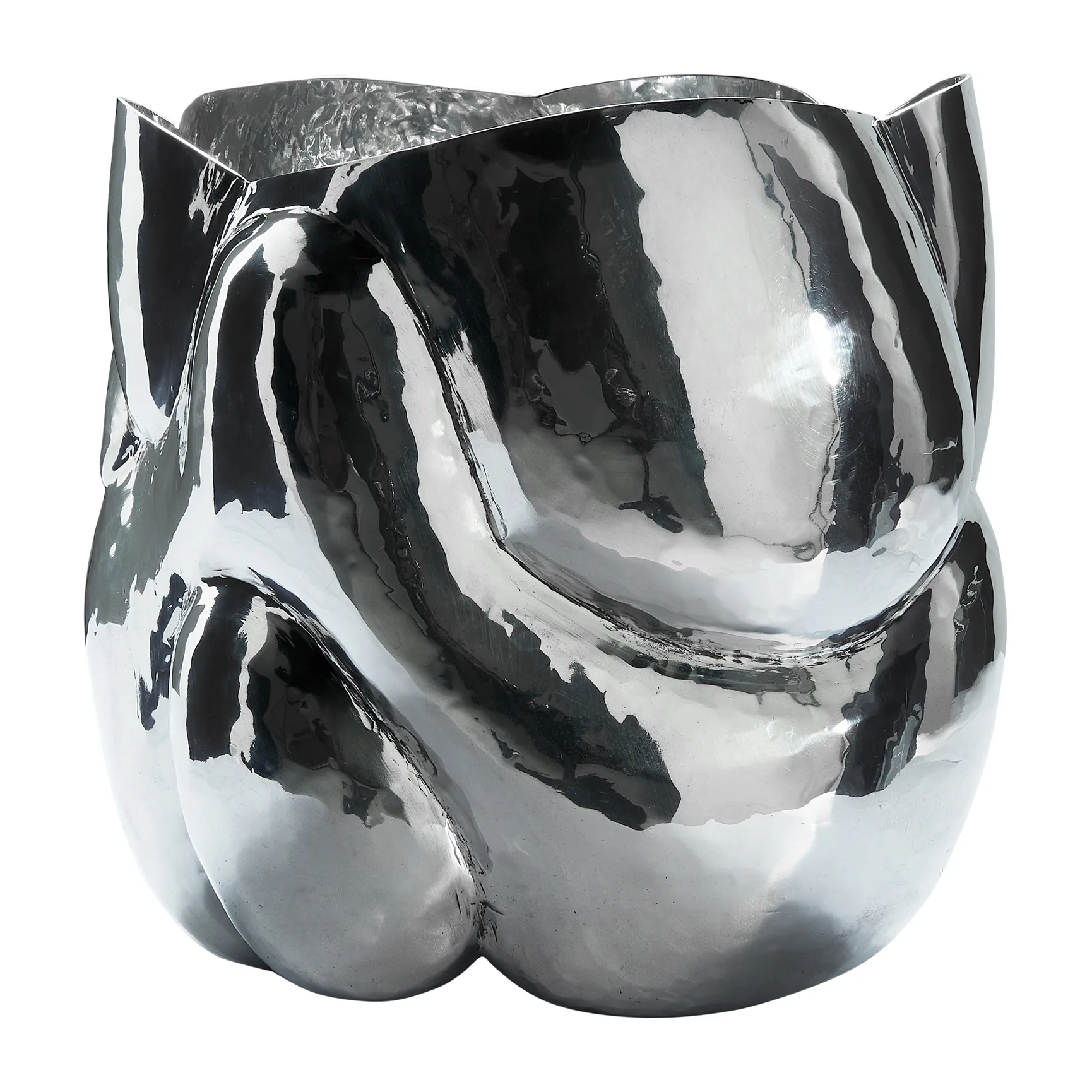 Cloud vase low, Silver Tom Dixon