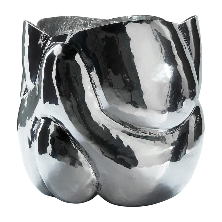 Cloud vase low - Silver - Tom Dixon