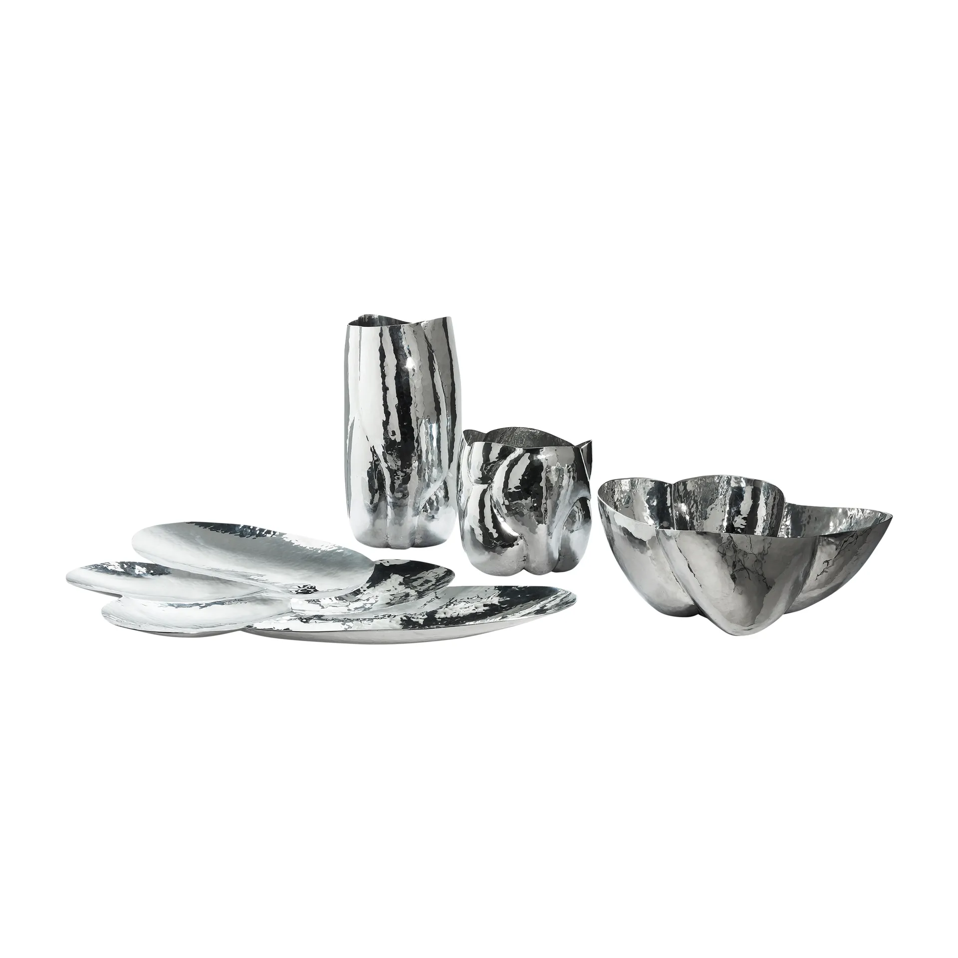 Cloud vase low, Silver Tom Dixon
