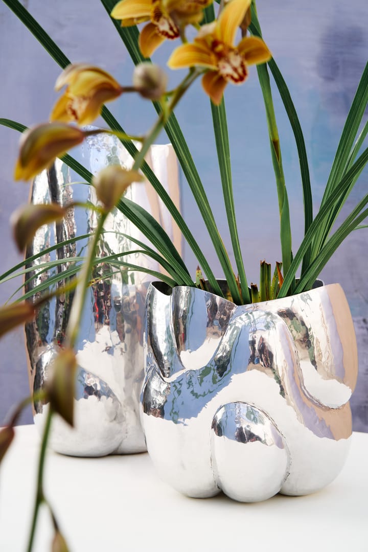 Cloud vase low, Silver Tom Dixon