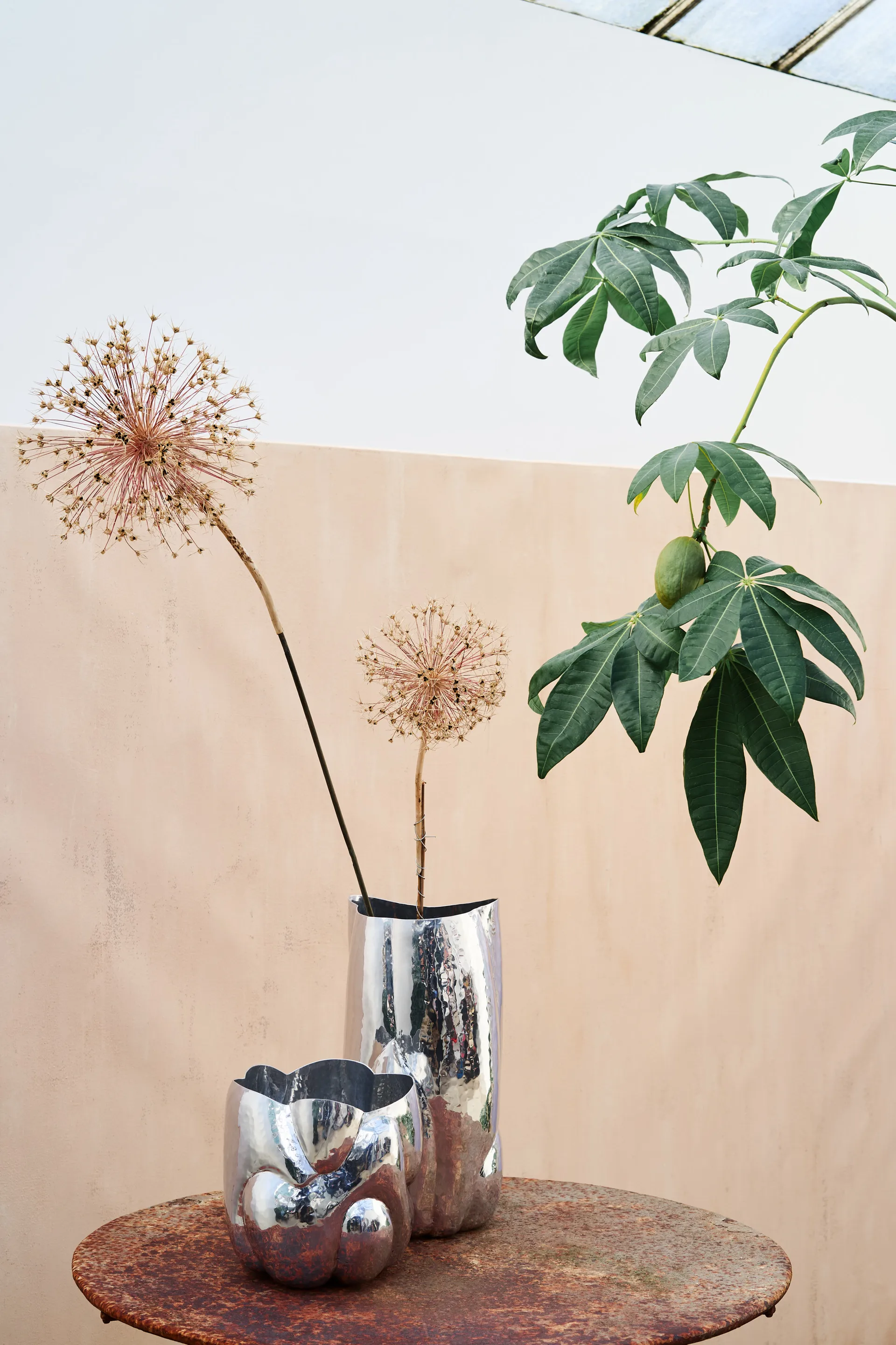 Cloud vase low, Silver Tom Dixon