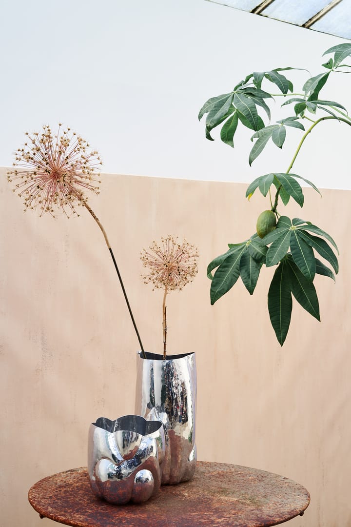 Cloud vase low, Silver Tom Dixon