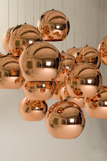 Copper Wide pendant lamp LED 50 cm - Copper - Tom Dixon
