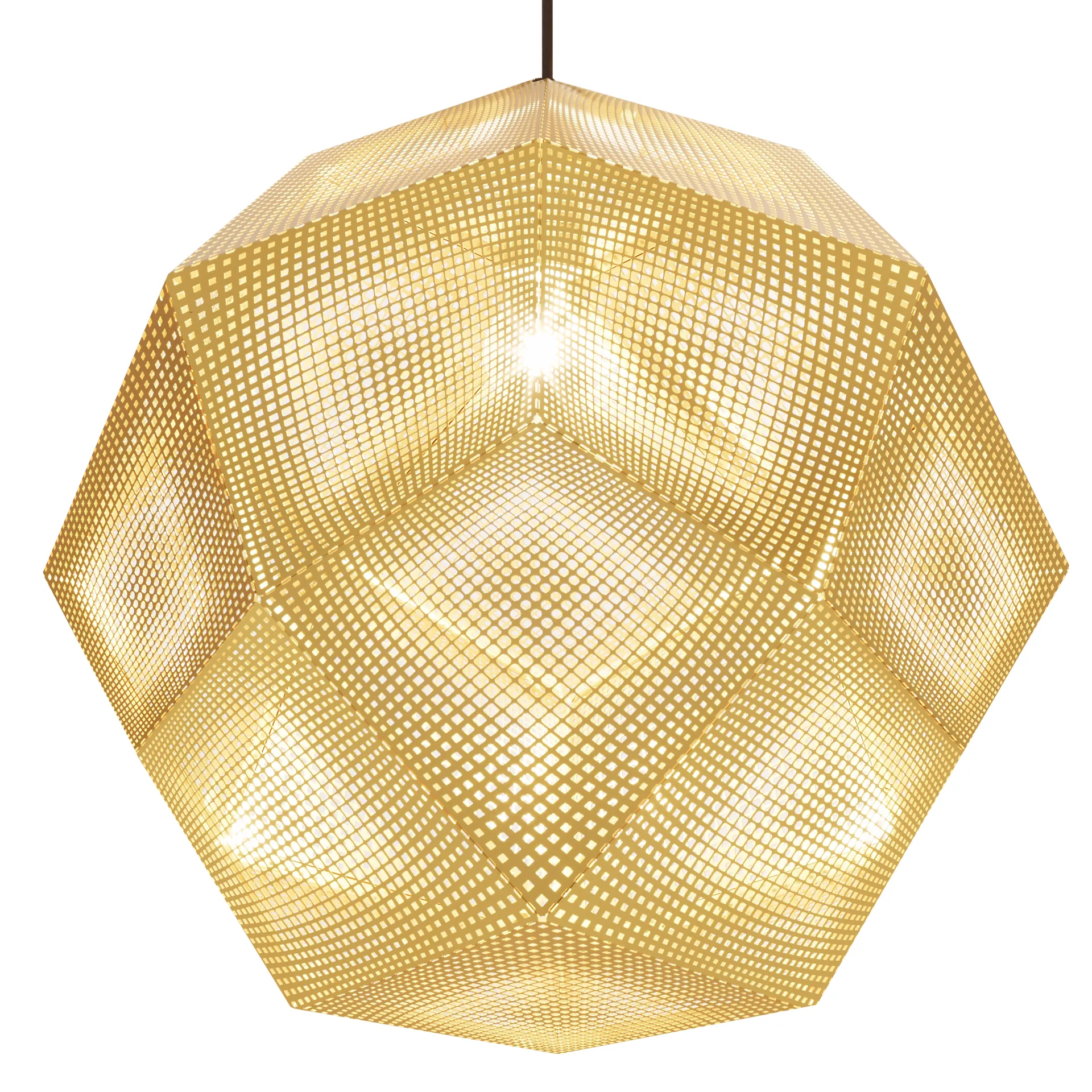 Etch ceiling lamp 50 cm, Brass Tom Dixon