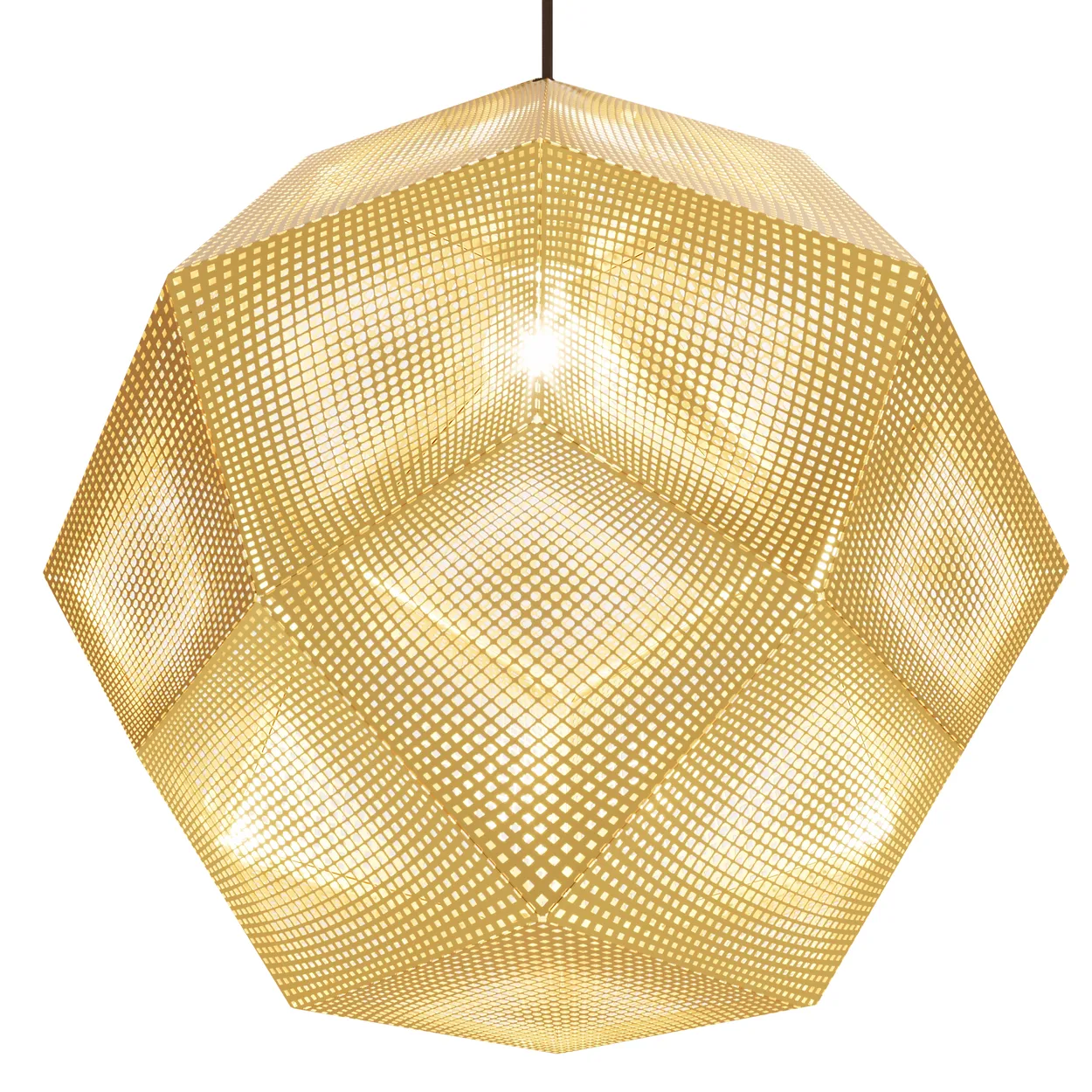 Tom Dixon Etch ceiling lamp 50 cm Brass | Scandinavian Design | Pendant lamps | Gold-coloured