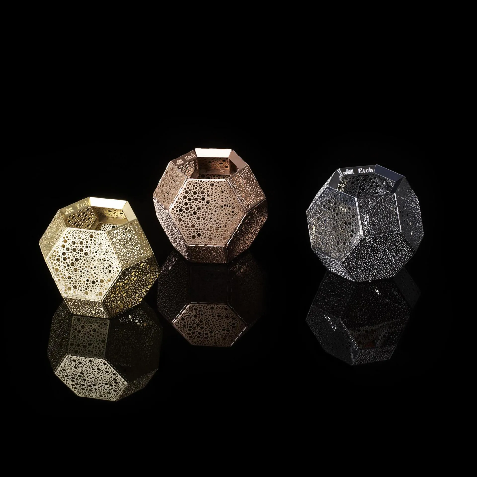 Etch lantern dot, Stainless steel Tom Dixon