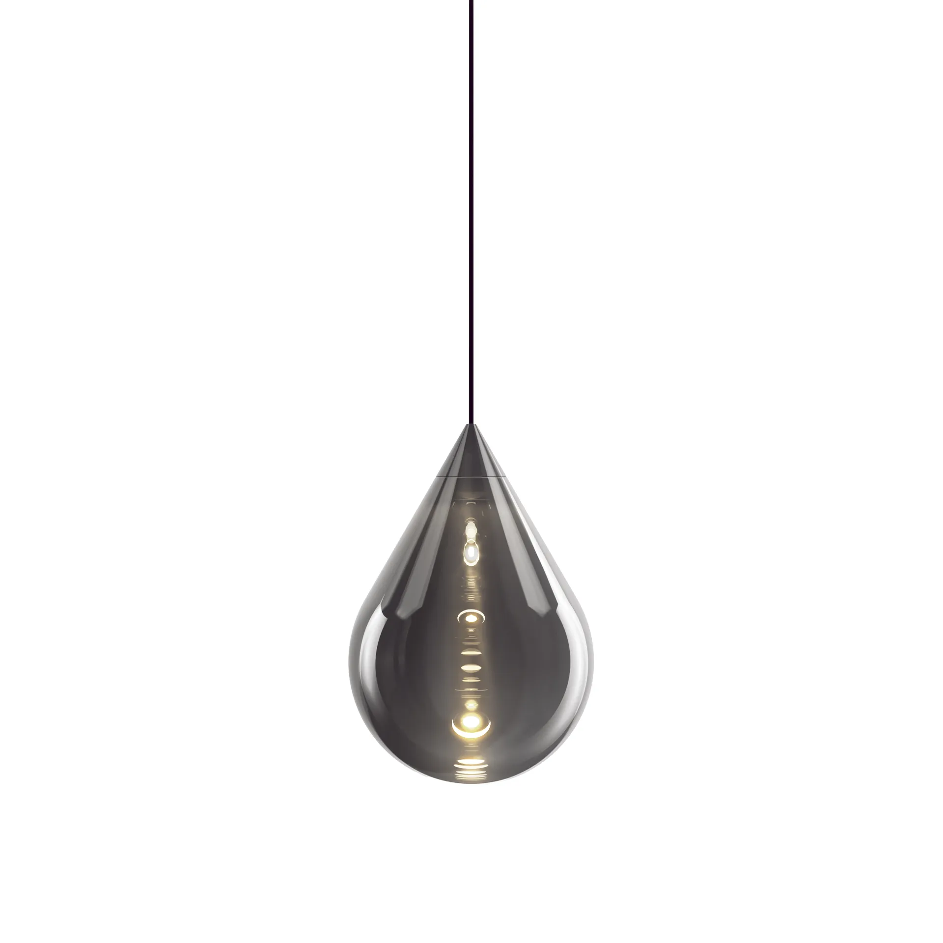 Flare Bead pendant lamp, Silver Tom Dixon