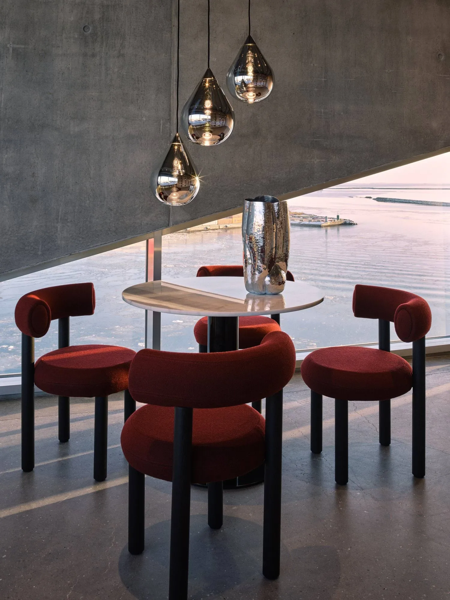 Flare Bead pendant lamp, Silver Tom Dixon