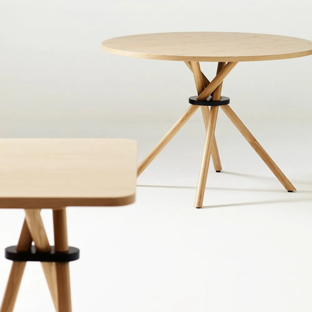 Flash coffee table 80x80 cm, Copper-brass stand Tom Dixon