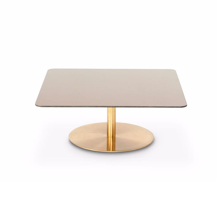 Flash coffee table 80x80 cm - Copper-brass stand - Tom Dixon