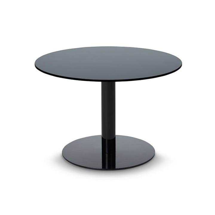 Flash round coffee table - Black-black stand - Tom Dixon