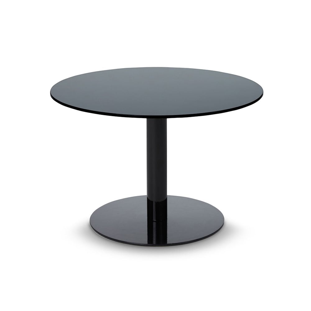 Tom Dixon Flash round coffee table Black-black stand