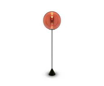Globe Cone slim floor lamp LED 180 cm - Copper - Tom Dixon