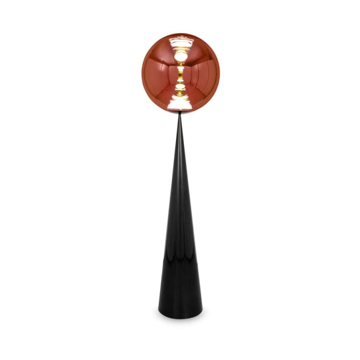 Globe fat floor lamp LED 175,5 cm, Copper Tom Dixon