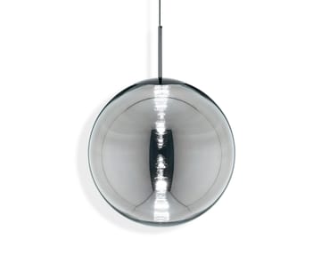 Globe pendant lamp LED Ø50 cm - Chrome - Tom Dixon