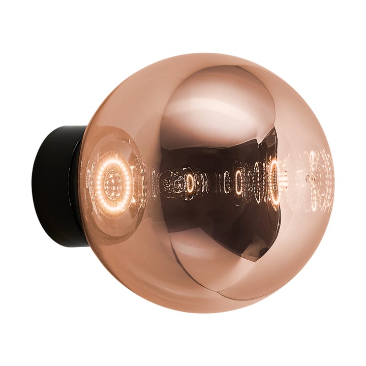 Globe Surface wall lamp LED 29 cm, Copper Tom Dixon