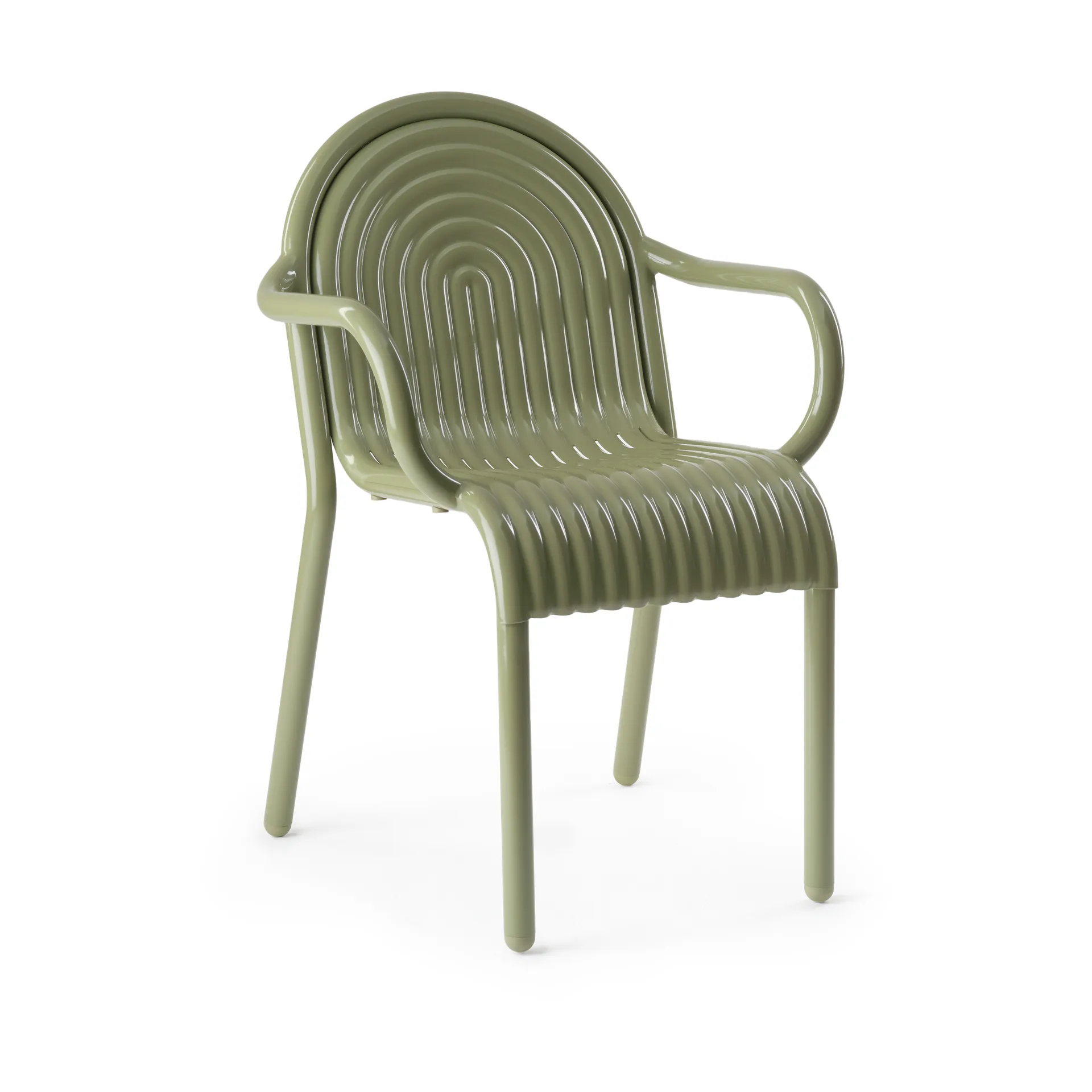 Groove armchair, Moss Tom Dixon