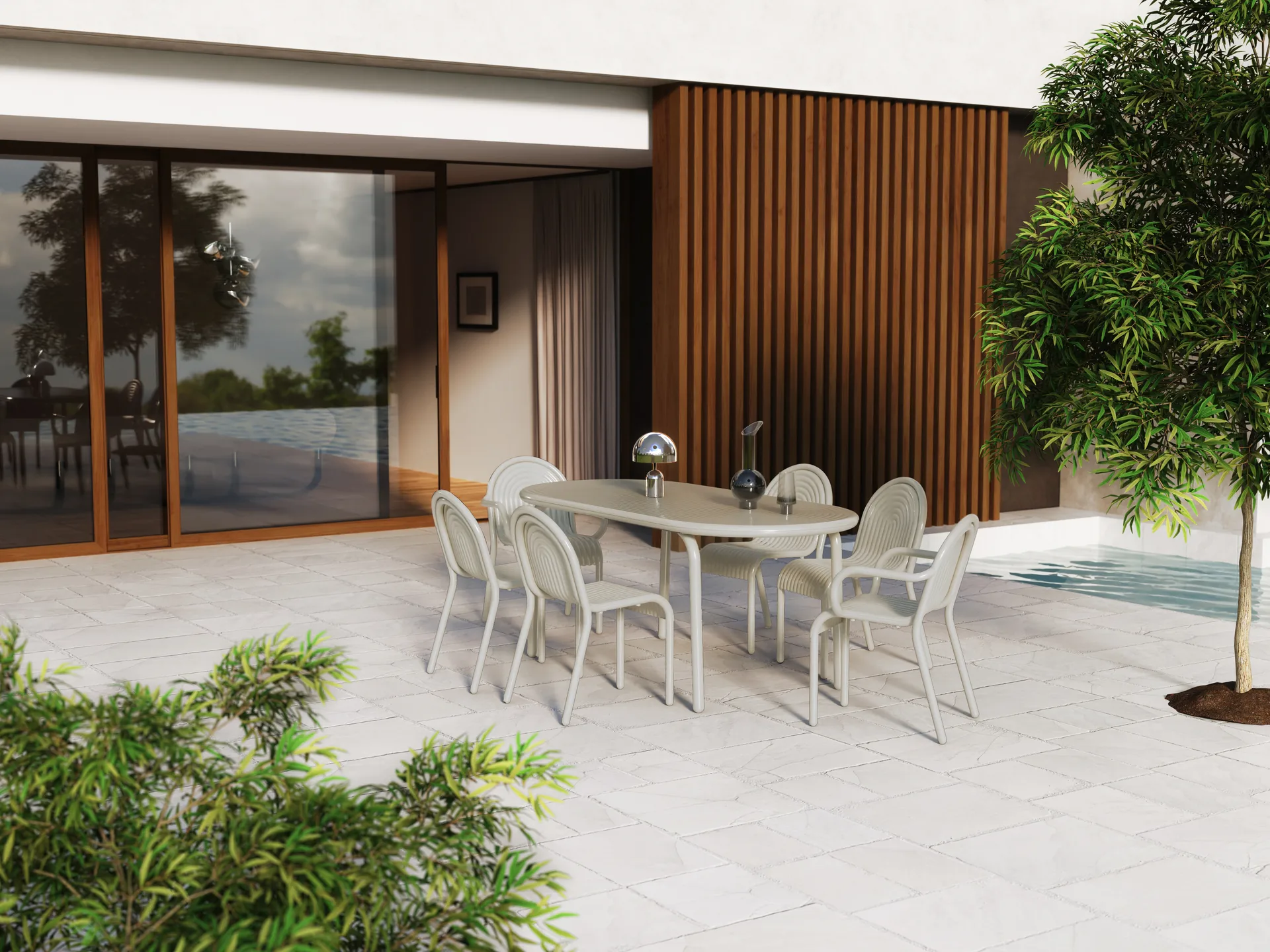 Groove armchair, Putty Tom Dixon