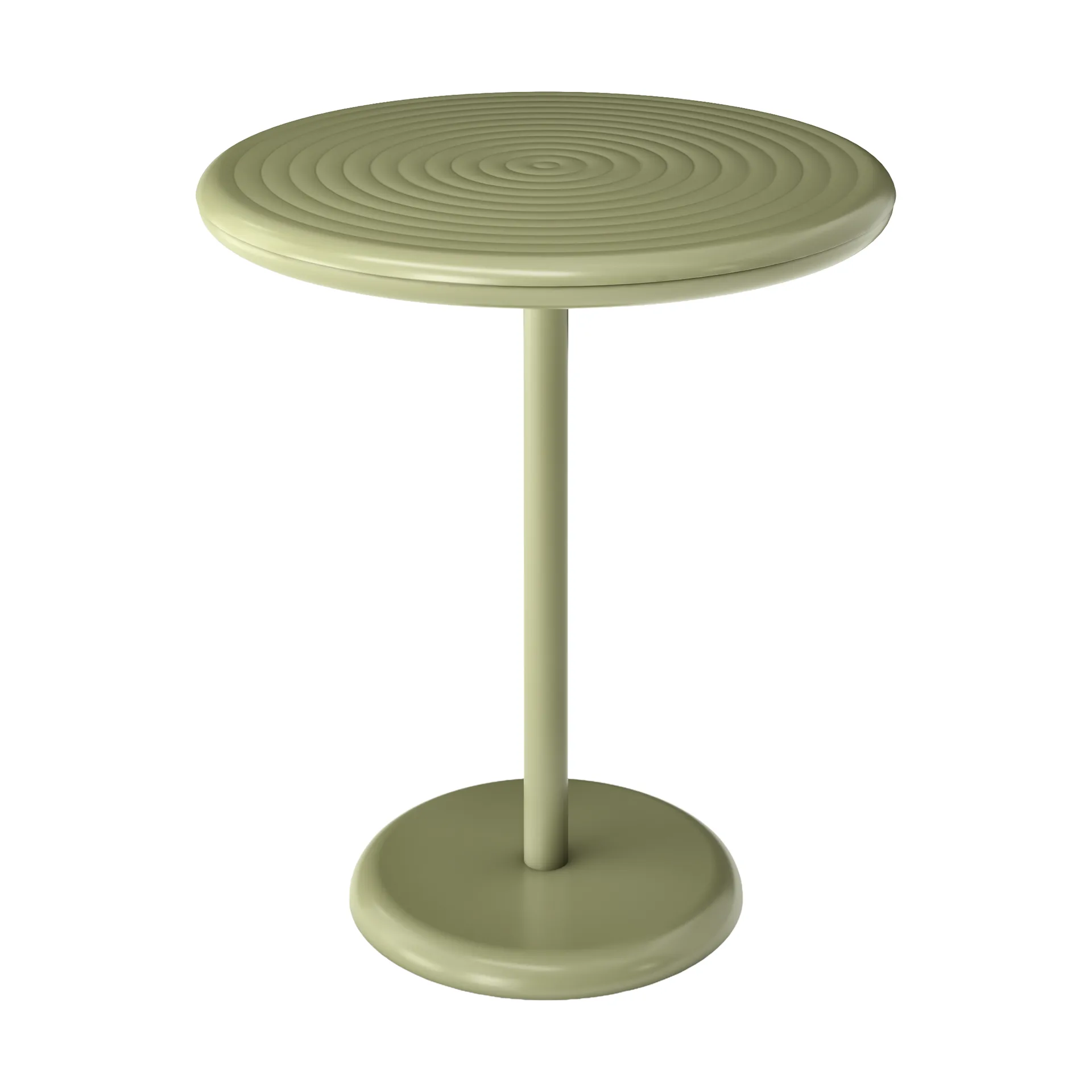 Groove café table round - Moss, Ø70 cm, Table top Tom Dixon