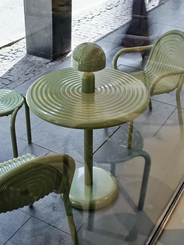 Groove café table round - Moss, Ø70 cm - Table top - Tom Dixon