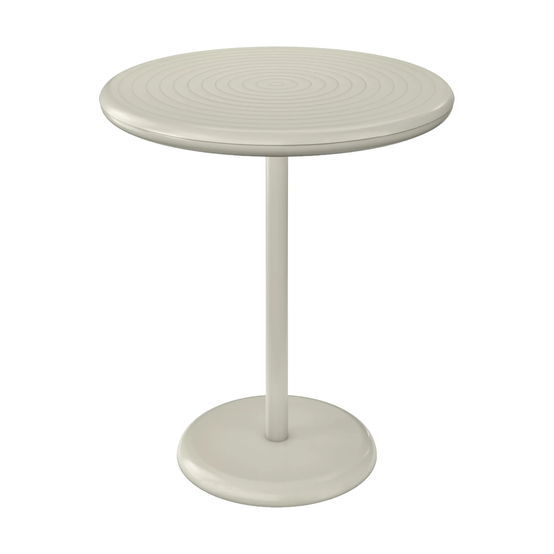 Groove café table round - Putty, Ø70 cm, Table top Tom Dixon