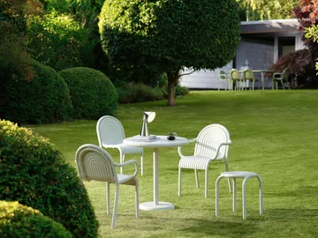 Groove café table round - Putty, Ø70 cm - Table top - Tom Dixon