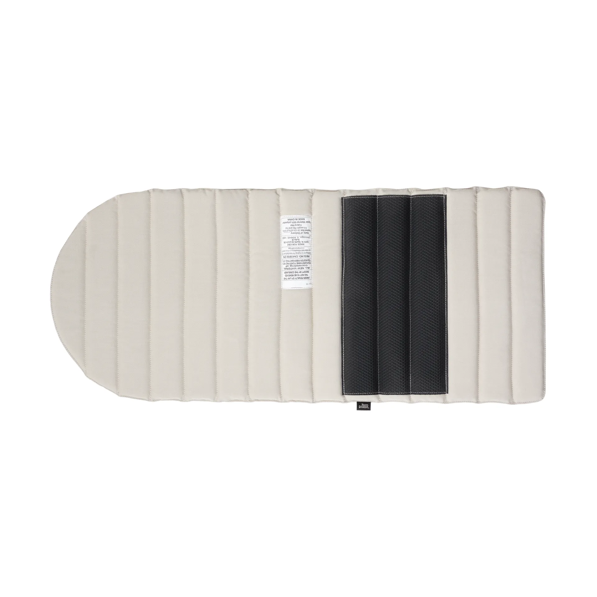 Groove Full Seat seat cushion, Putty Tom Dixon