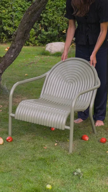 Groove lounge chair - Moss - Tom Dixon