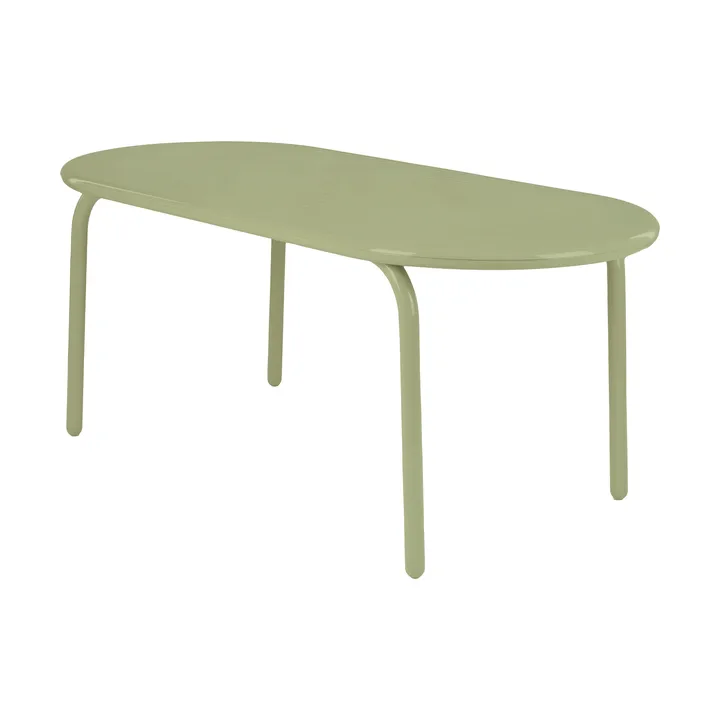 Groove Obround dining table - Moss, 86x186 cm - Table top - Tom Dixon