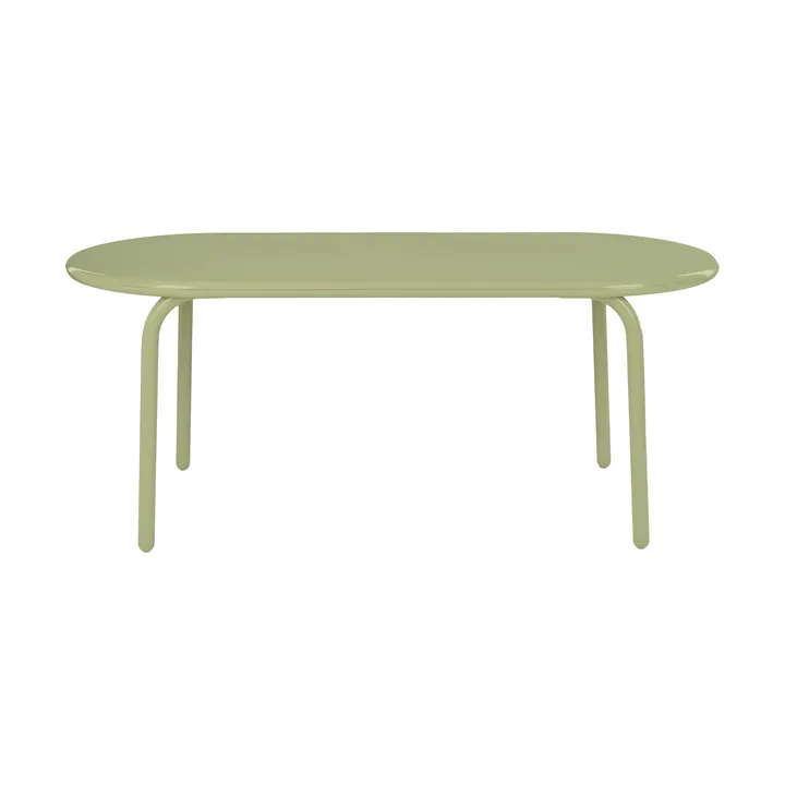 Groove Obround dining table - Moss, 86x186 cm - Tom Dixon