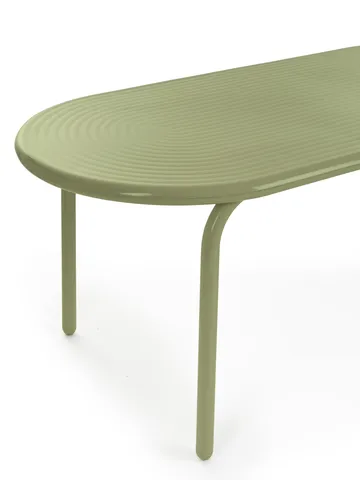 Groove Obround dining table - Moss, 86x186 cm - Table top - Tom Dixon