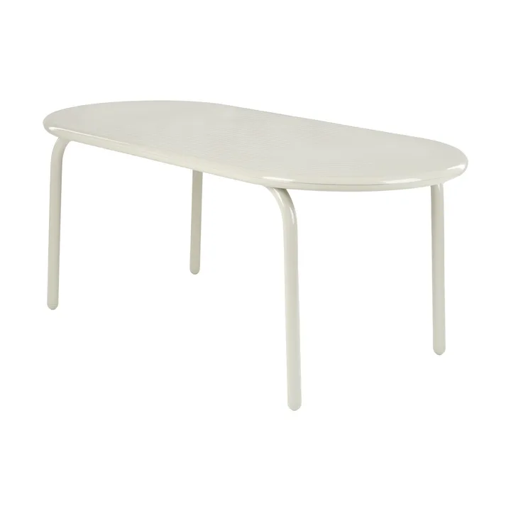 Groove Obround dining table - Putty, 86x186 cm - Table top - Tom Dixon
