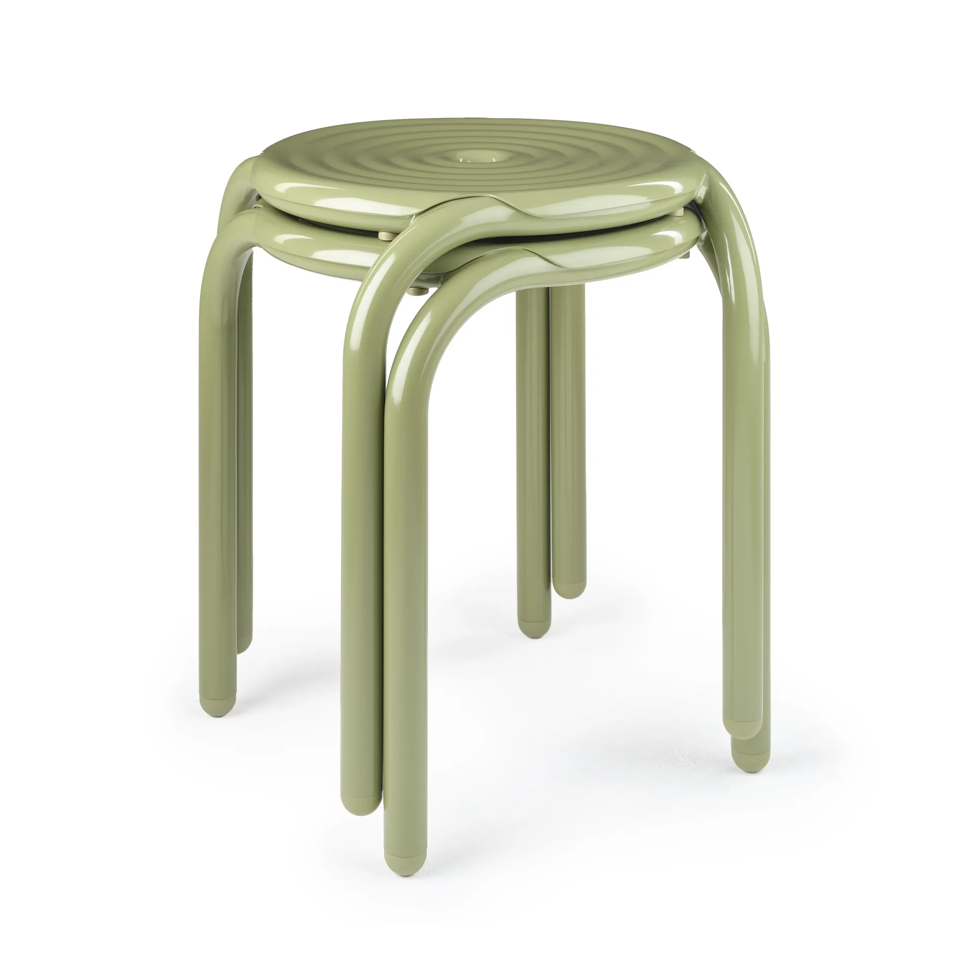 Groove stool 45 cm, Moss Tom Dixon