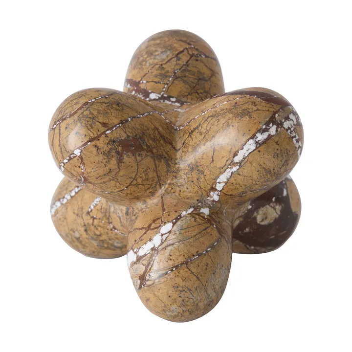 Jack decorative object - Forest brown marble, 10x8.5 cm - Tom Dixon