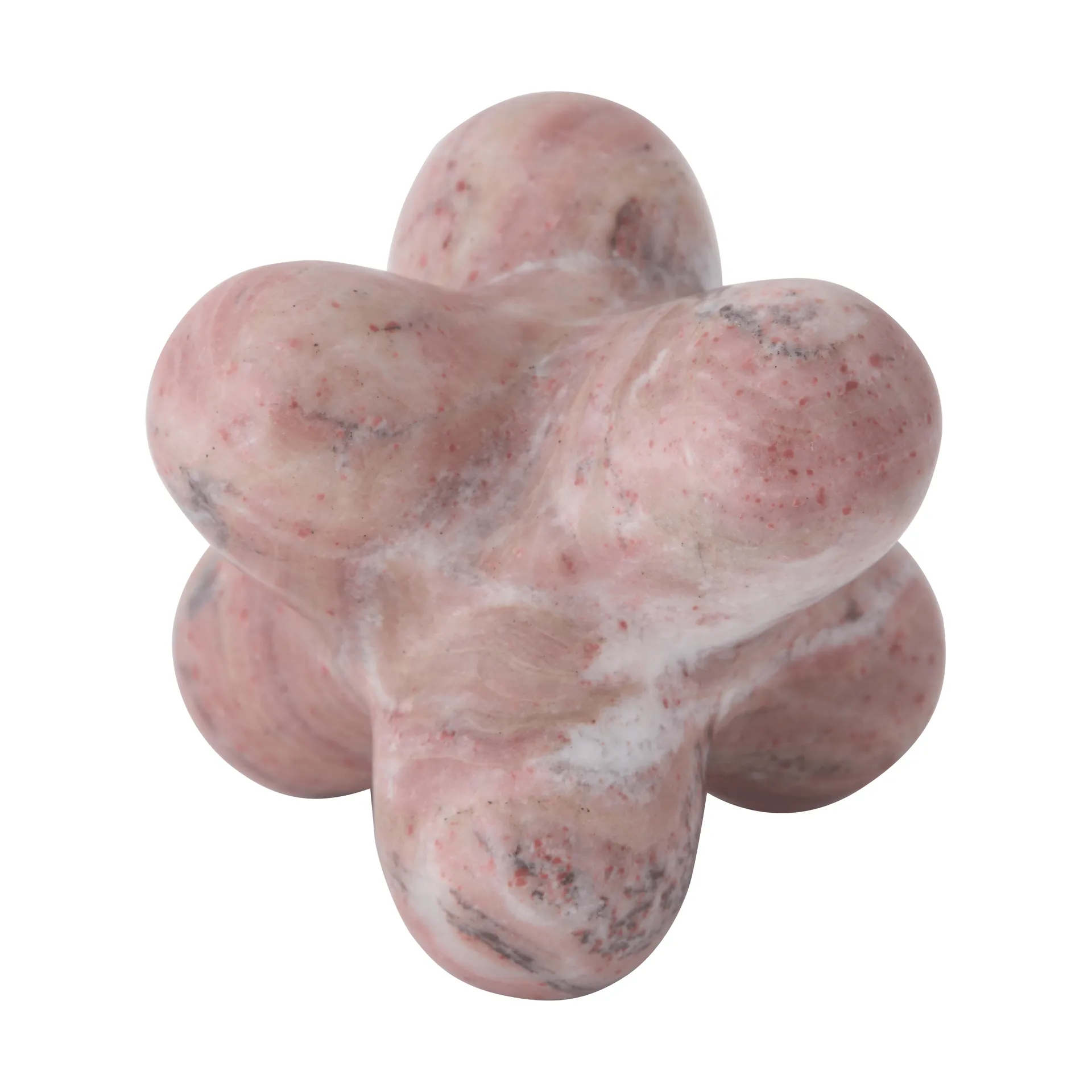 Jack decorative object, Pink Indian onyx, 10x8.5 cm Tom Dixon