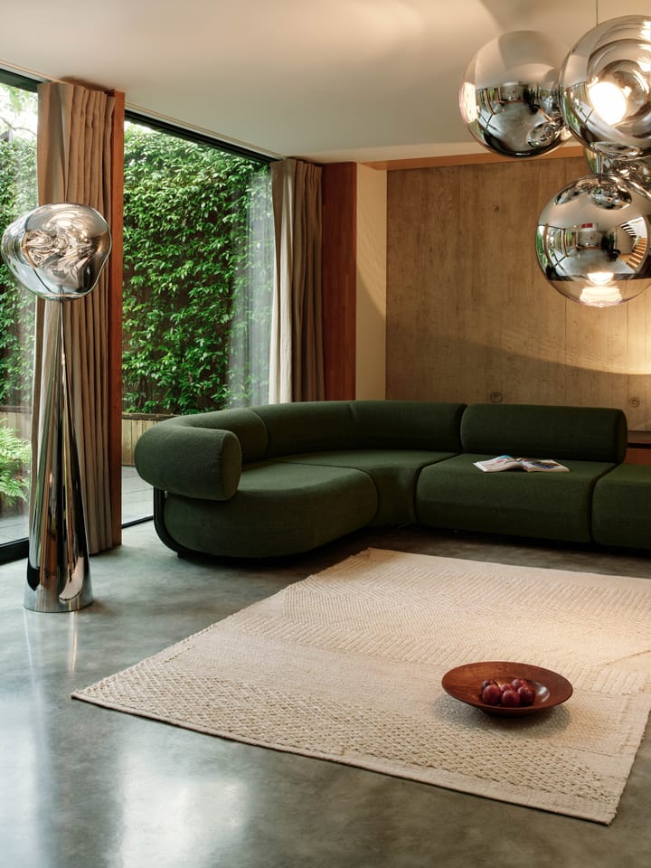 Knotty rug, White 170x240 cm Tom Dixon