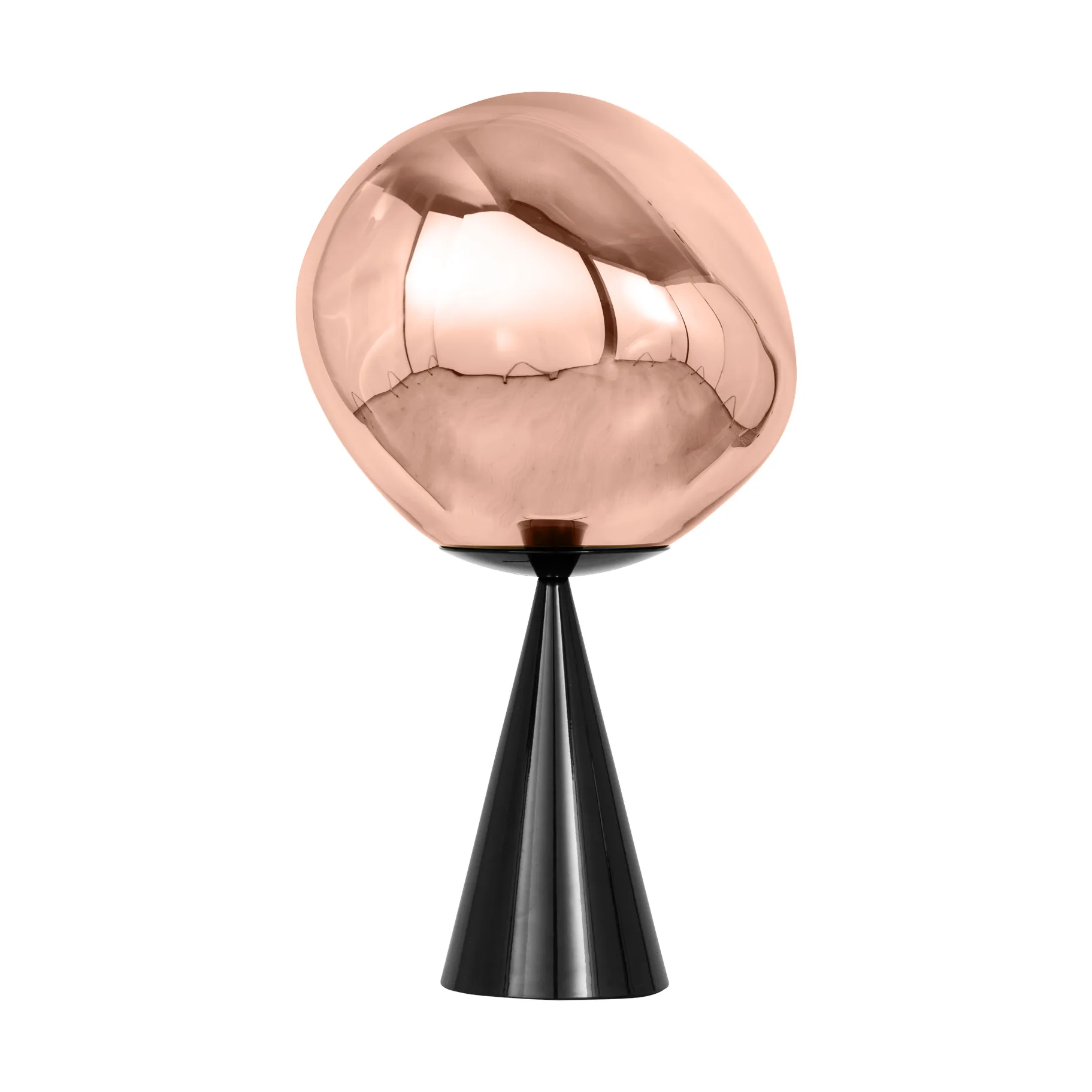Melt Cone fat table lamp LED 46,5 cm, Copper Tom Dixon