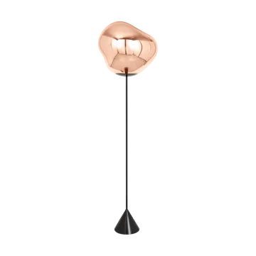 Melt Cone slim floor lamp LED 180 cm - Copper - Tom Dixon