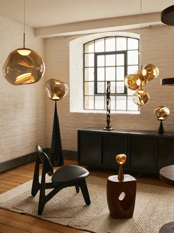 Melt pendant lamp LED - Bronze, medium 50x50 cm - Tom Dixon
