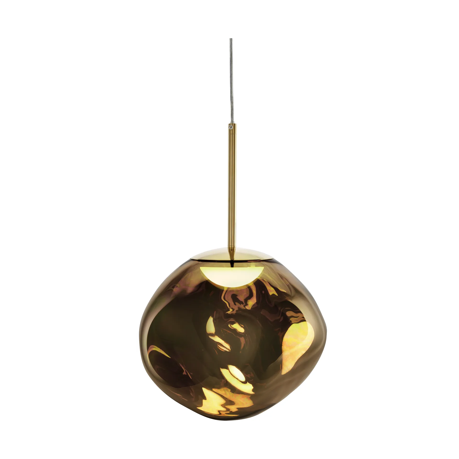 Melt pendant lamp LED, Bronze, mini 27x28 cm Tom Dixon