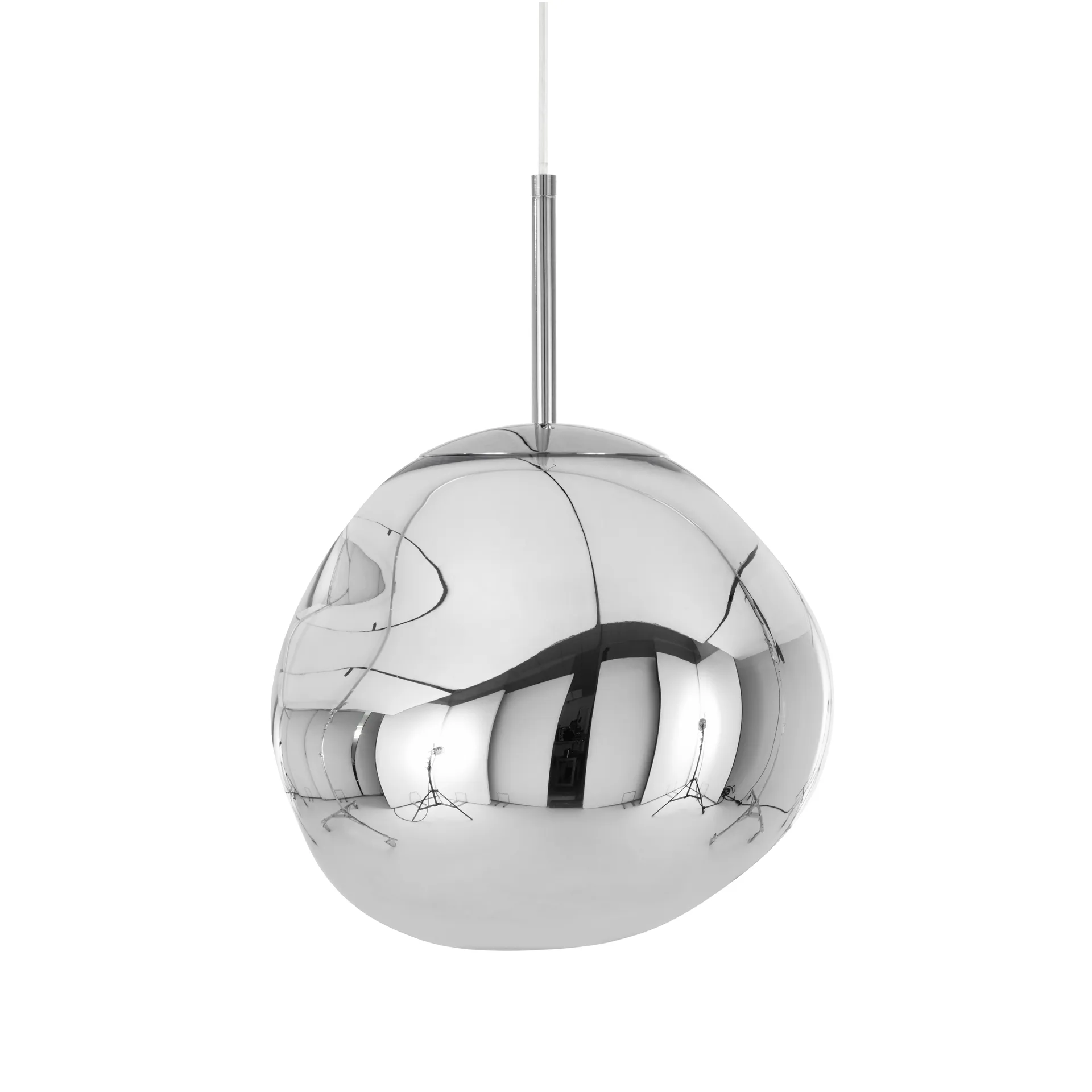 Melt pendant lamp LED, Chrome, mini 27x28 cm Tom Dixon