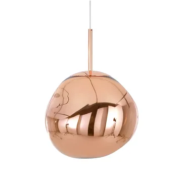 Melt pendant lamp LED - Copper, mini 27x28 cm - Tom Dixon