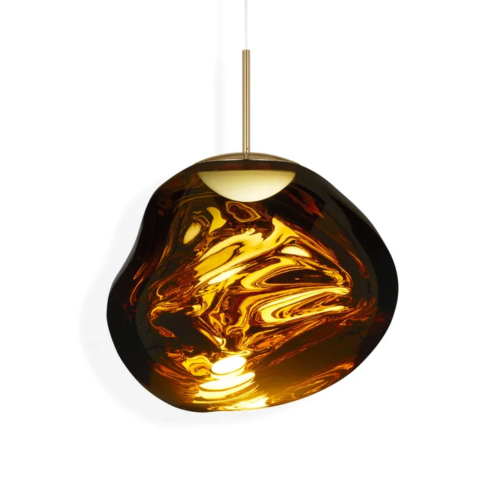 Melt pendant lamp LED - Gold, medium 50x50 cm - Tom Dixon
