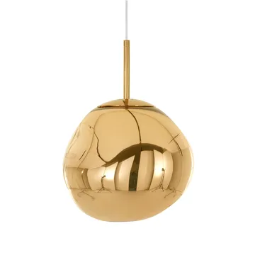 Melt pendant lamp LED - Gold, mini 27x28 cm - Tom Dixon