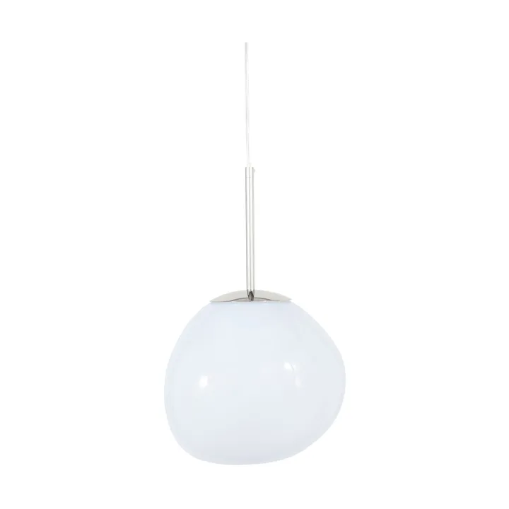 Melt pendant lamp LED - Opal-silver, mini 27x28 cm - Tom Dixon