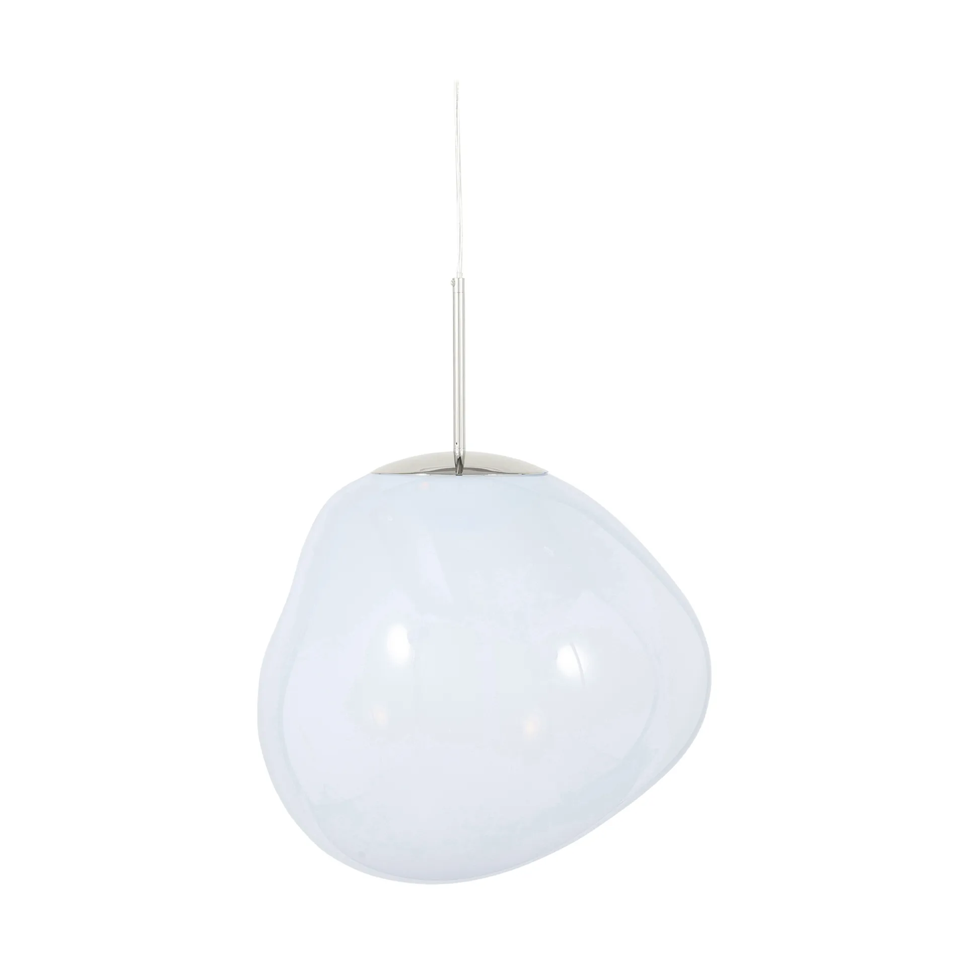 Melt pendant lamp LED, Opal-silver Tom Dixon