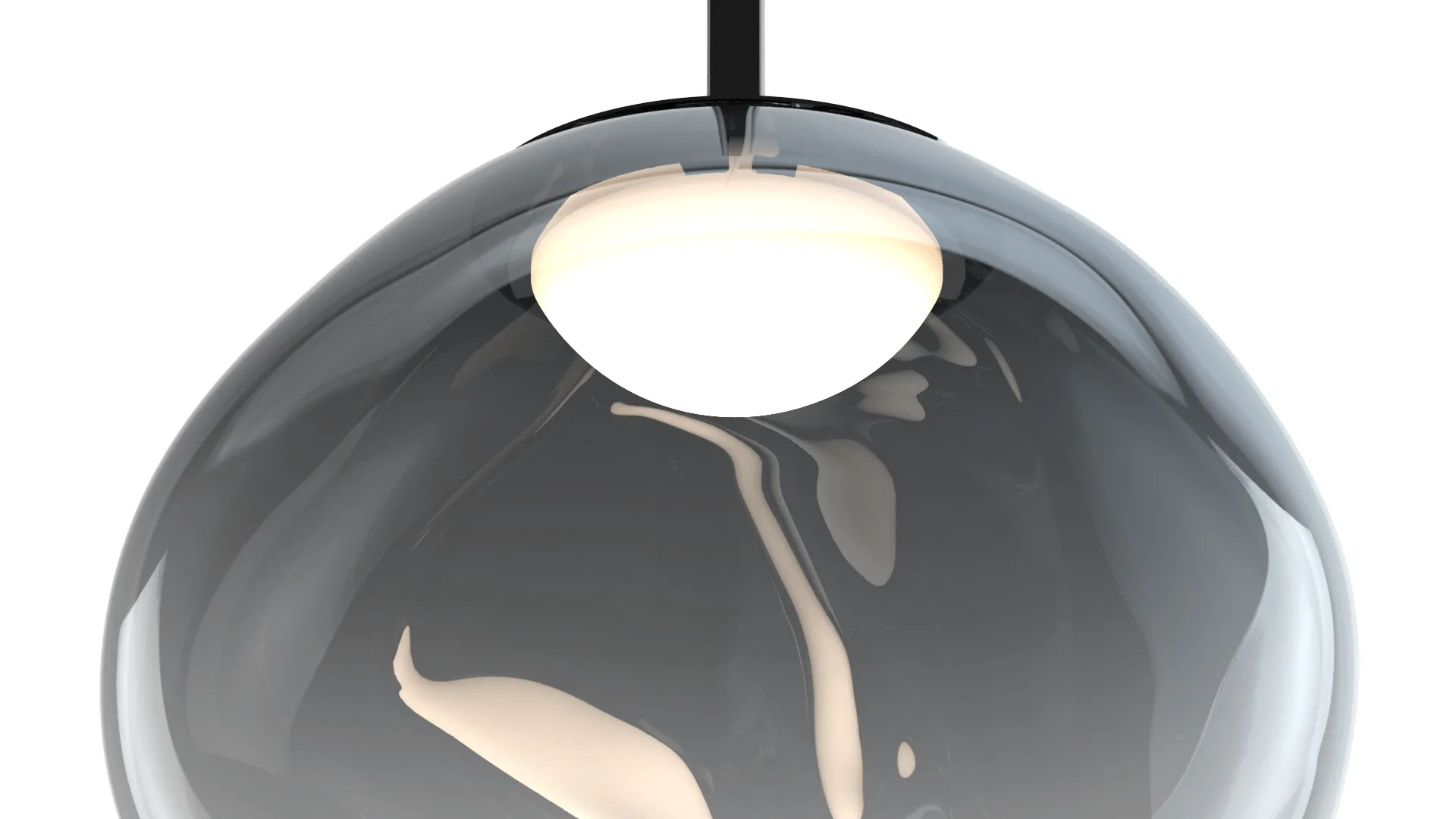 Melt pendant lamp mini LED, Nickel Tom Dixon