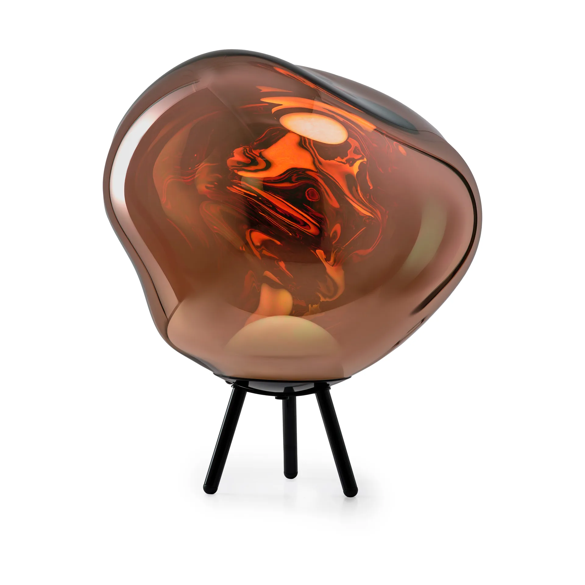 Melt Portable LED Large floor lamp, Copper Tom Dixon