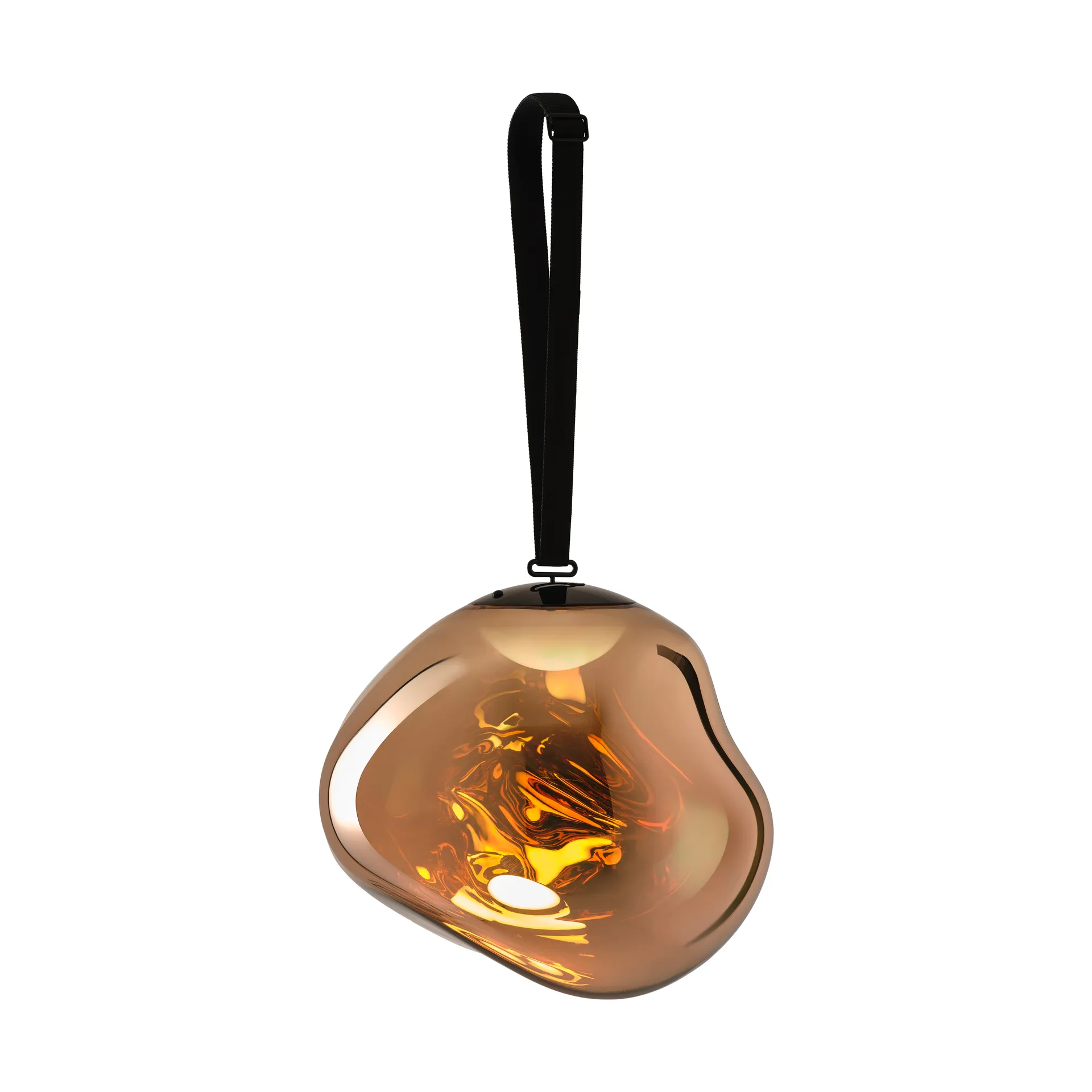 Melt Portable LED Large floor lamp, Gold Tom Dixon