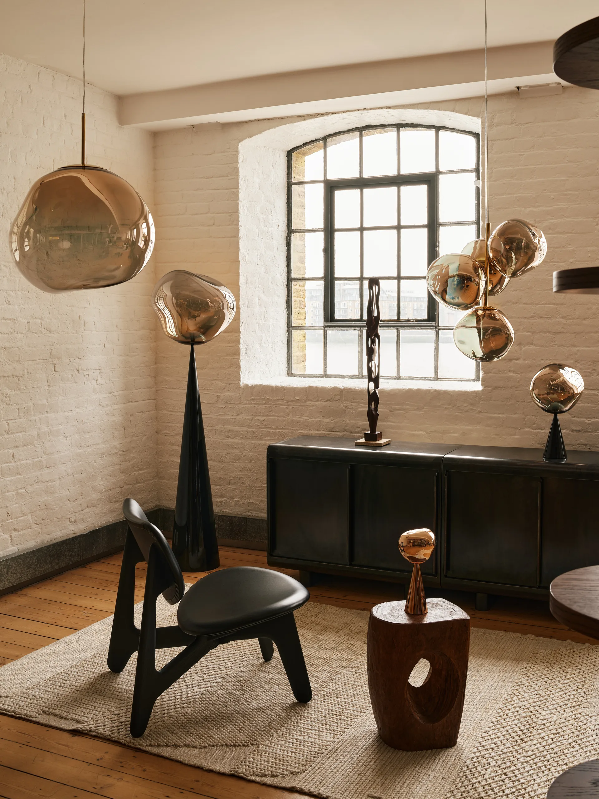 Melt Portable LED table lamp 28.5 cm, Bronze Tom Dixon